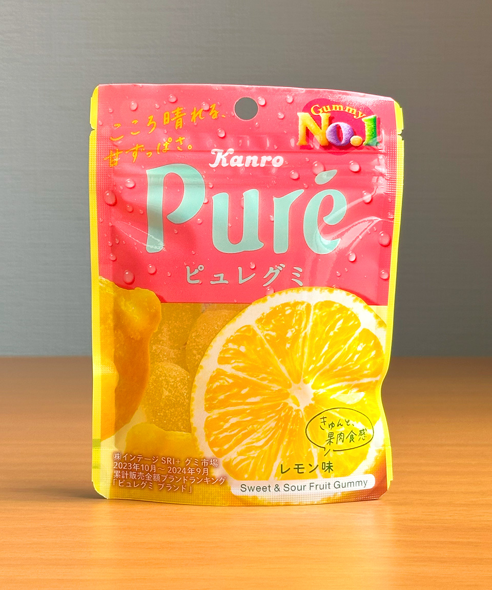 일본 젤리 칸로 퓨레구미 레몬, 56g, 1개