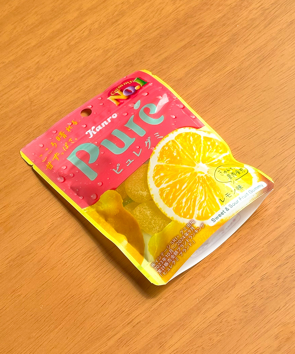 일본 젤리 칸로 퓨레구미 레몬, 56g, 1개