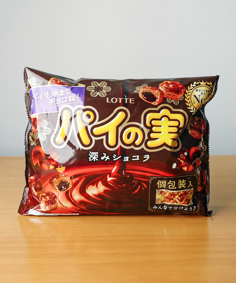 롯데 파이노미 진한 쇼콜라 대용량 124g 일본 과자