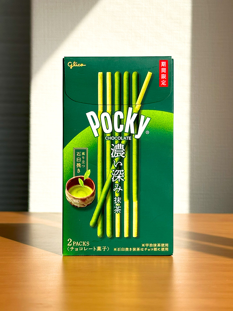 일본 빼빼로 글리코 포키 진한 말차, 62g, 1개