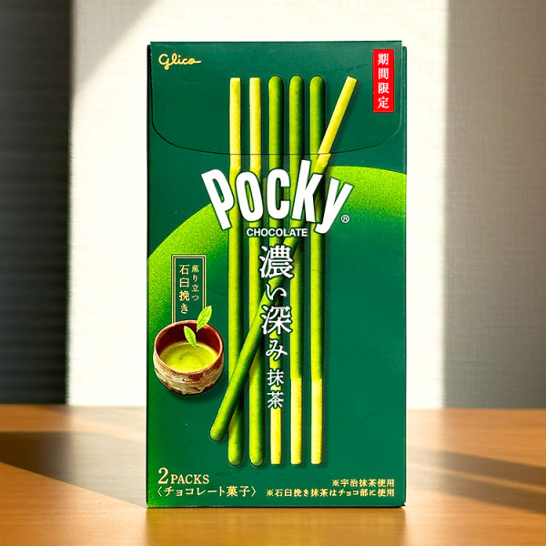 일본 빼빼로 글리코 포키 진한 말차, 62g, 1개